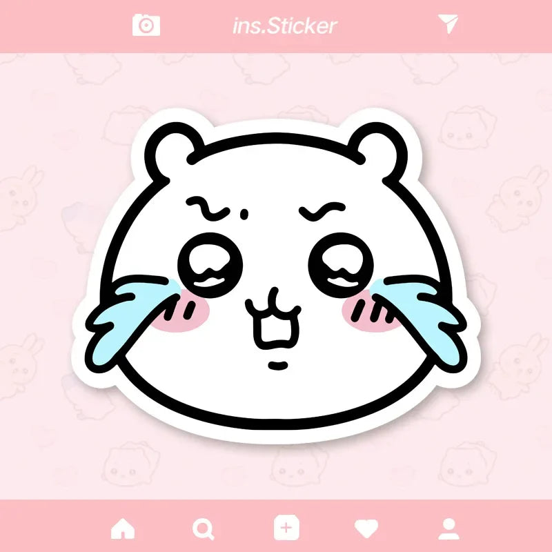 Cute Cartoon jiyi Usagi Hachiware Special-Shaped Leather Mouse Pad Game Rubber Pad Desk Mat Office Supplies Children Gift