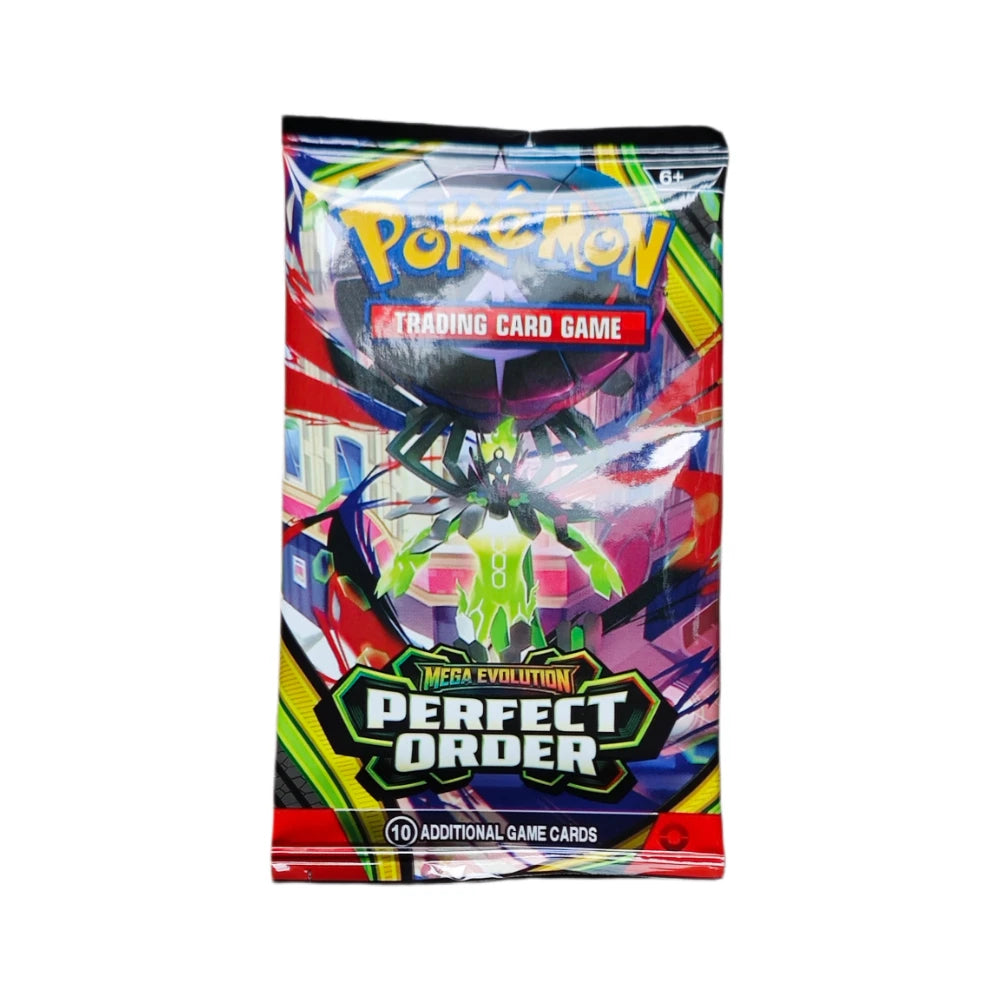 Pokémon Mega Evolution Perfect Order Series Booster Box Bundle Rare Holo Trading Cards Collectible Set for TCG Players