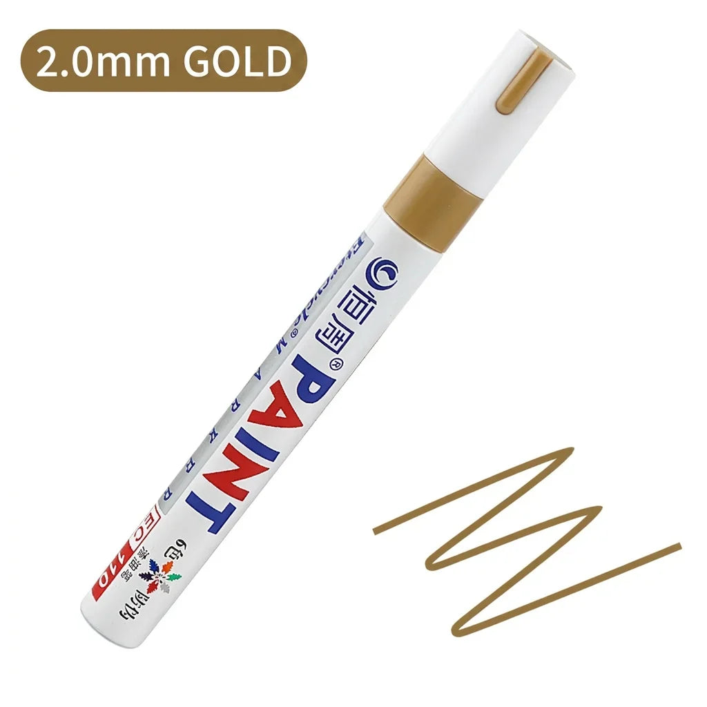 Permanent Paint Pen Quick-Drying Marker Multi-Surface Paint Pens For Shoe Repair Color Handmade Stationery Pen Supplies
