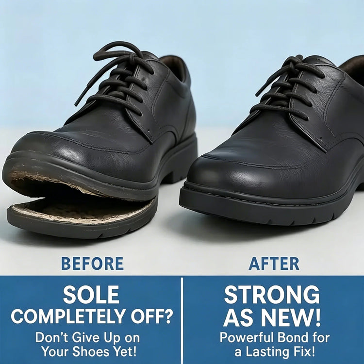 Multi-Purpose Shoe Repair Adhesive, Waterproof Strong Glue for Soles, Leather, Rubber & Canvas,  Cracks on All Footwear