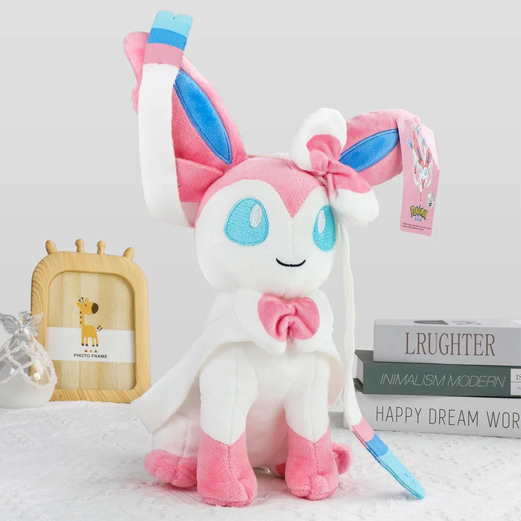 10“ Cartoon Pokemon Soft Plush Dolls Cute Anime Stuffed Toys Pikachu Gengar Espeon Glaceon Umbreon Lovely Gift