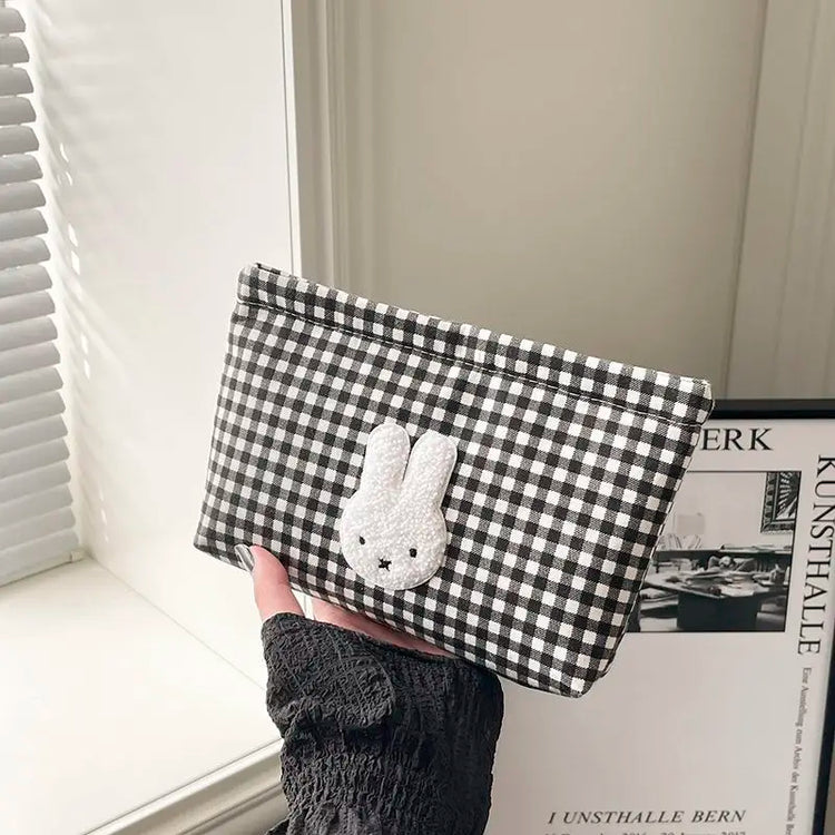 New Miffy Cute Kawaii High-Value Gift Makeup Bag Two-Dimensional Cartoon Creative Student Large Capacity Stationery Storage Bag