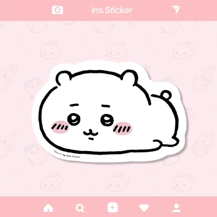 Cute Cartoon jiyi Usagi Hachiware Special-Shaped Leather Mouse Pad Game Rubber Pad Desk Mat Office Supplies Children Gift