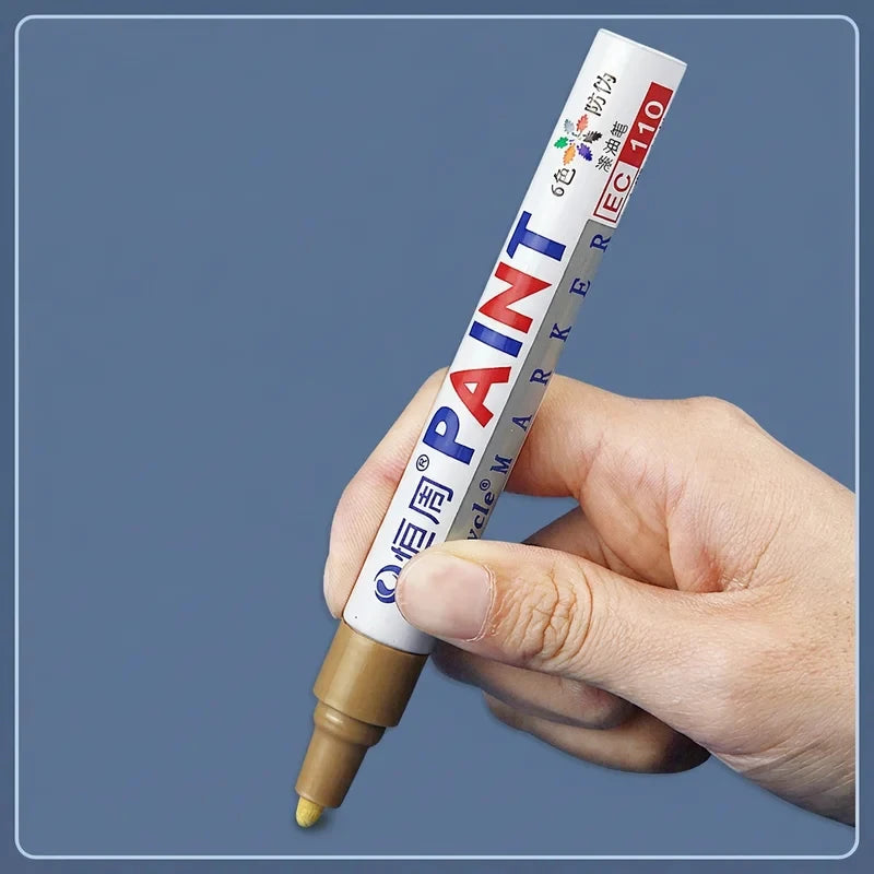 Permanent Paint Pen Quick-Drying Marker Multi-Surface Paint Pens For Shoe Repair Color Handmade Stationery Pen Supplies