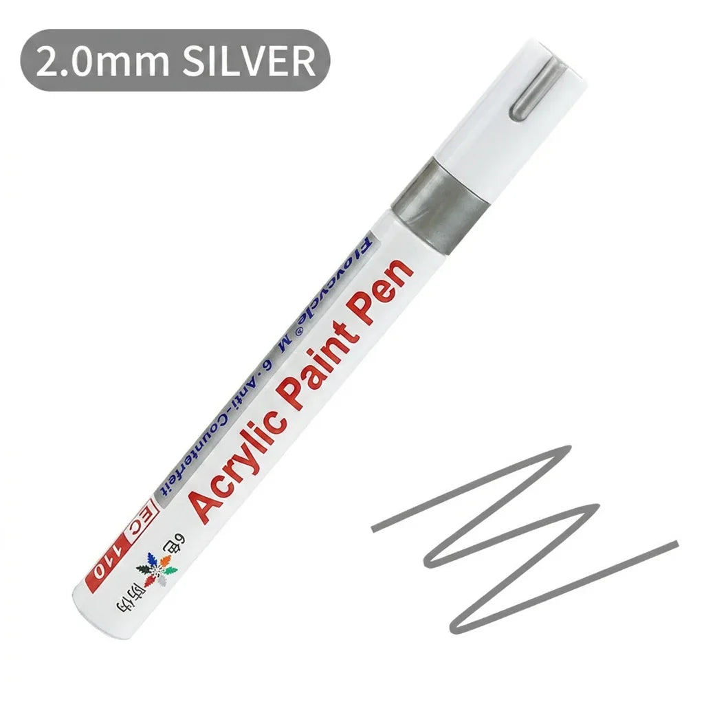 Permanent Paint Pen Quick-Drying Marker Multi-Surface Paint Pens For Shoe Repair Color Handmade Stationery Pen Supplies