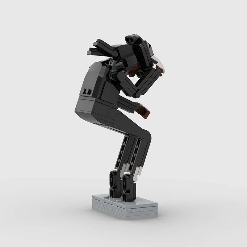 MOC Michael Jackson Building Blocks Set King of Pop Figure Model Space Walk Pose Bricks Kit DIY Construction Toys for Adults Fan