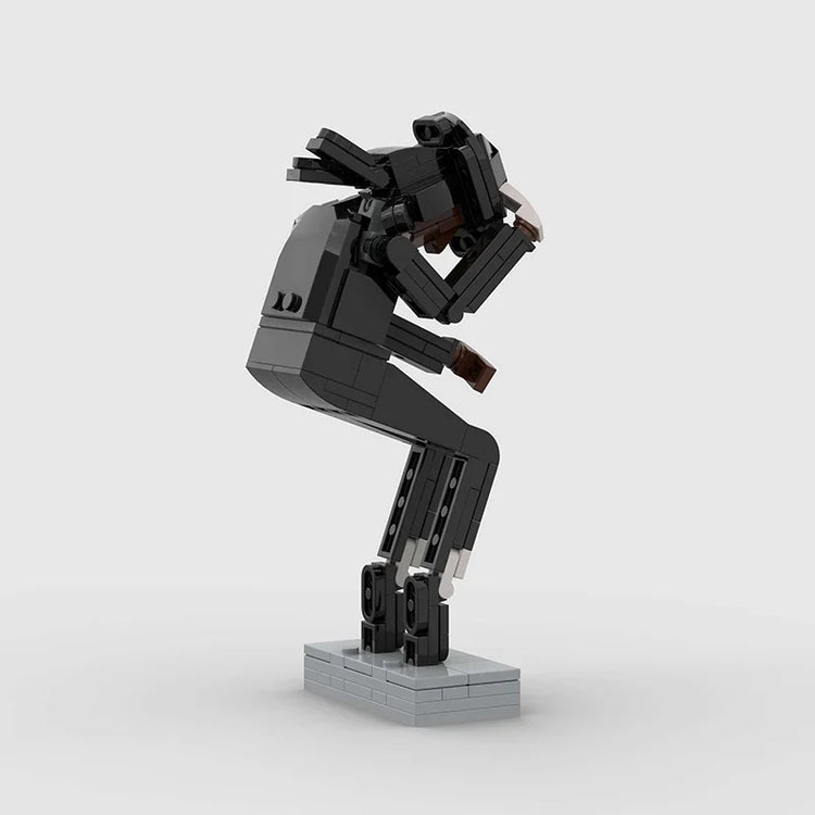 MOC Michael Jackson Building Blocks Set King of Pop Figure Model Space Walk Pose Bricks Kit DIY Construction Toys for Adults Fan