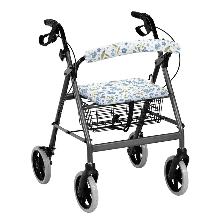 Coloranimal Adjustable Waterproof 2 Pcs Walker Seat Cover for Womens for Streets Cherry Blossom