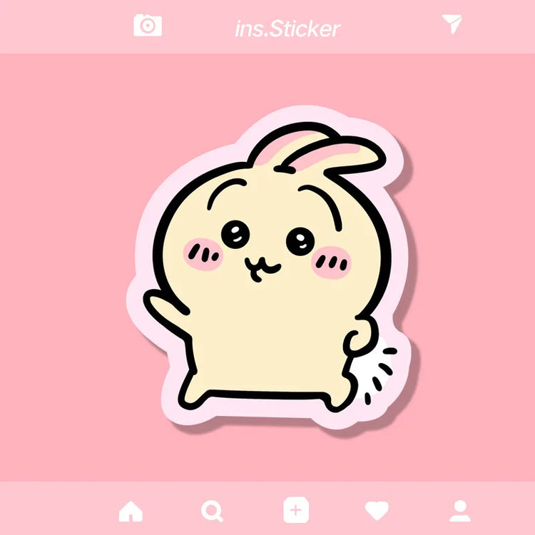 Cute Cartoon jiyi Usagi Hachiware Special-Shaped Leather Mouse Pad Game Rubber Pad Desk Mat Office Supplies Children Gift