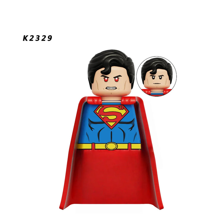 Blind Box Mini Building Blocks KDL851 Figures Big Goblin Spiderman Iron Man Venom Captain Hawk Deadpool Armor Christmas Gift Toy