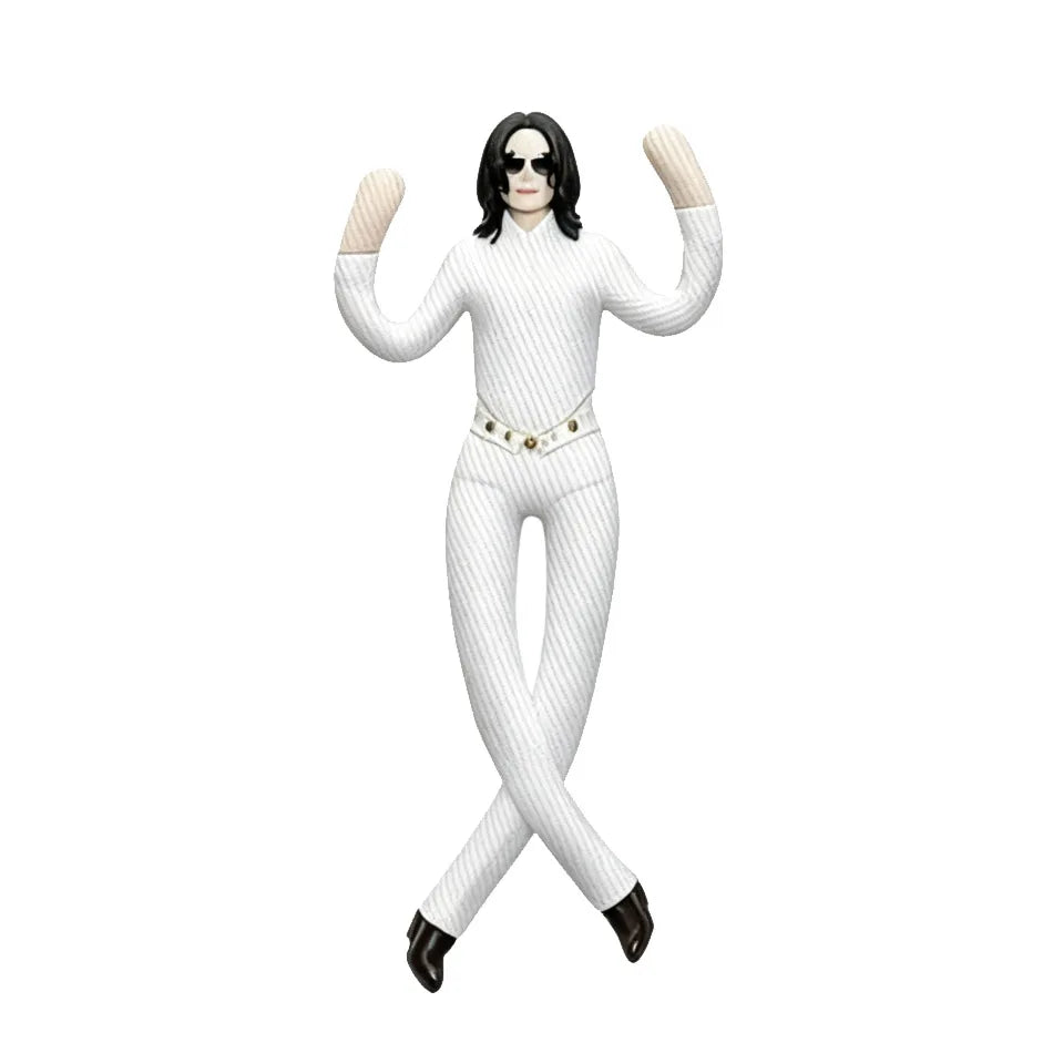 Hot Sale Michael Jackson Cosplay Prop Doll Plush Stuffed Figure Dolls Room Decoration Abstract Joint Mobility Props Gift