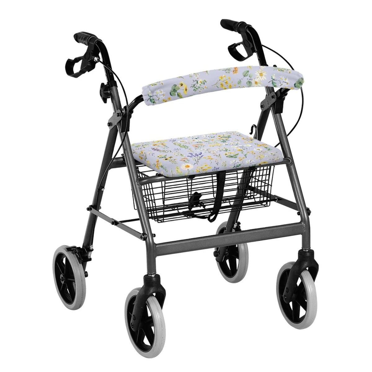 Coloranimal Sunflower 2 Pieces Set Walker Seat Cover Walker Seat Cushion Cover for Women Friends Street Scenes