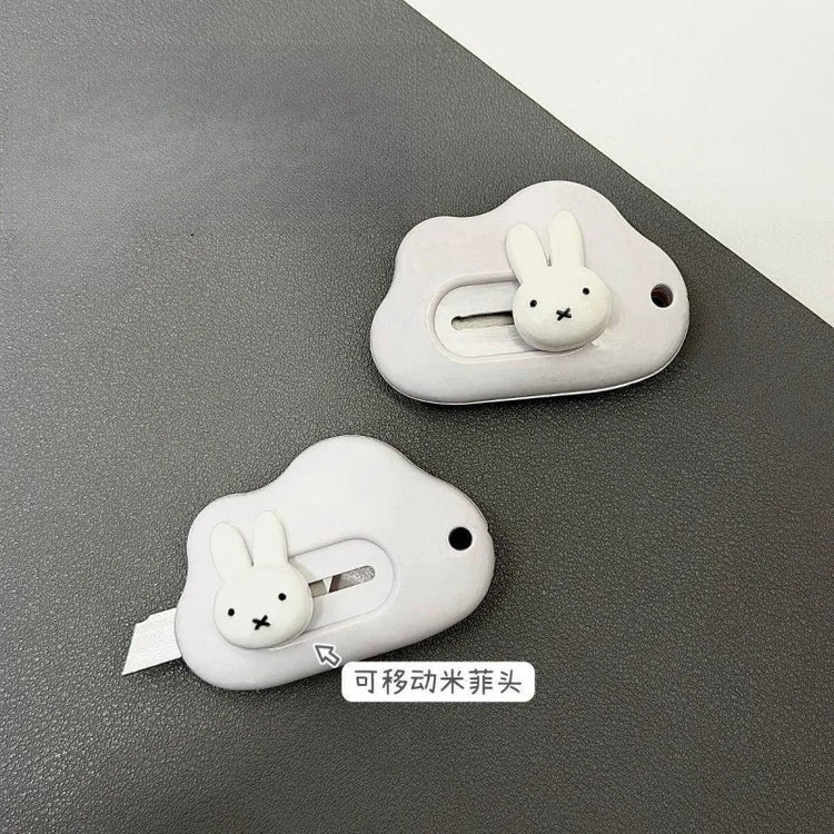 Miffy rabbit art knife creative personality ins cartoon cute portable student handmade paper-cut open express box opener knife