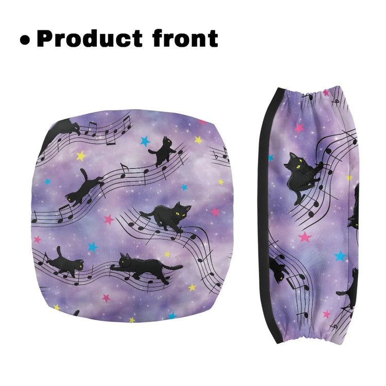 Coloranimal Cat Music Pattern 2 Pieces Set Walker Seat Cushion for Seniors Rollator Seat Back Cover 2026 Collection