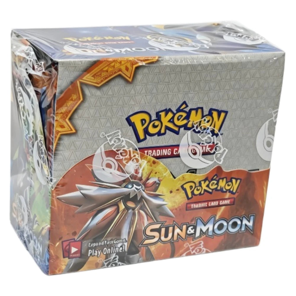 Pok é mon TCG Sun & Moon Booster Box Sealed Trading Card Lunala Solgaleo Incineroar Decidueye Anime Collectible Collection Gift