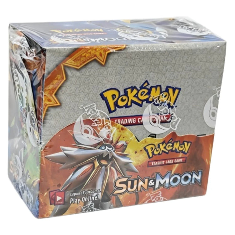 Pok é mon TCG Sun & Moon Booster Box Sealed Trading Card Lunala Solgaleo Incineroar Decidueye Anime Collectible Collection Gift