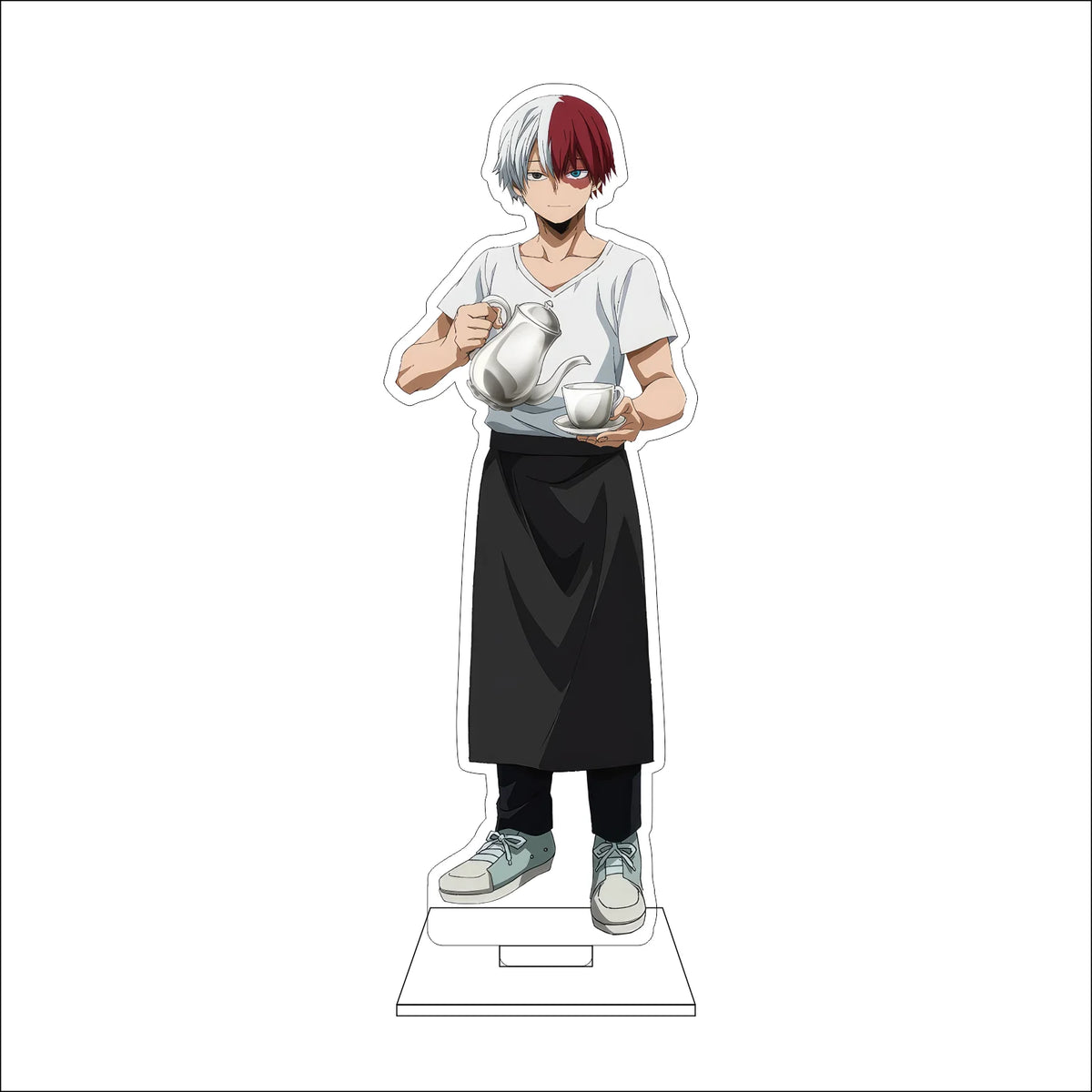 16CM Anime My Hero Academia‌ Cosplay Acrylic Figure Stand OCHACO URARAKA Todoroki Shoto Midoriya Izuku Ornaments Gift