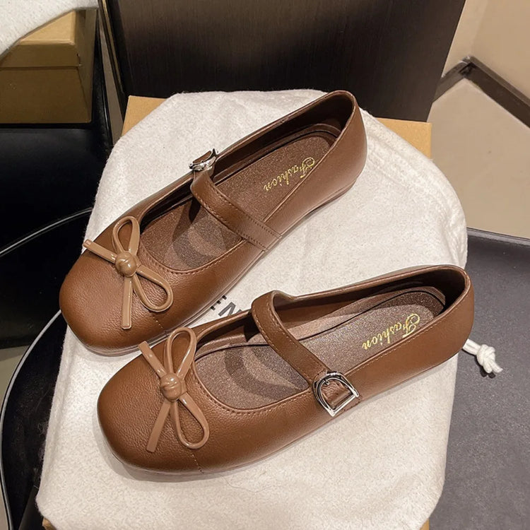 Sweet Women's Pearl Bow Tie Sandals Non-slip Versatile Summer Dresses Flats Soft Flat Comfortable Low Heel Outdoor Beach Sandals