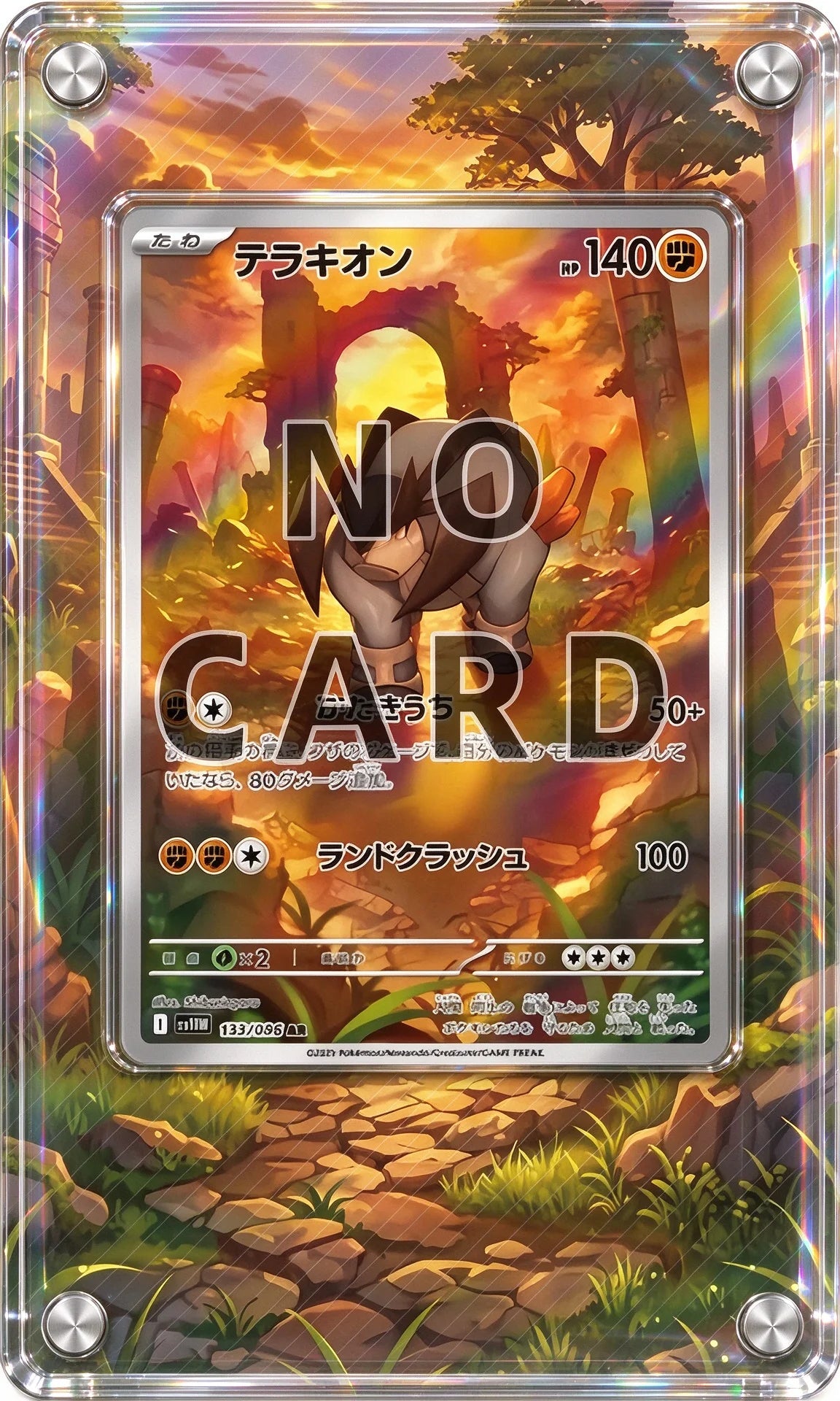 Extended Acrylic Card Block High-transparency Collectible Card Scratch-resistant Desktop Display TCG Card Not Included