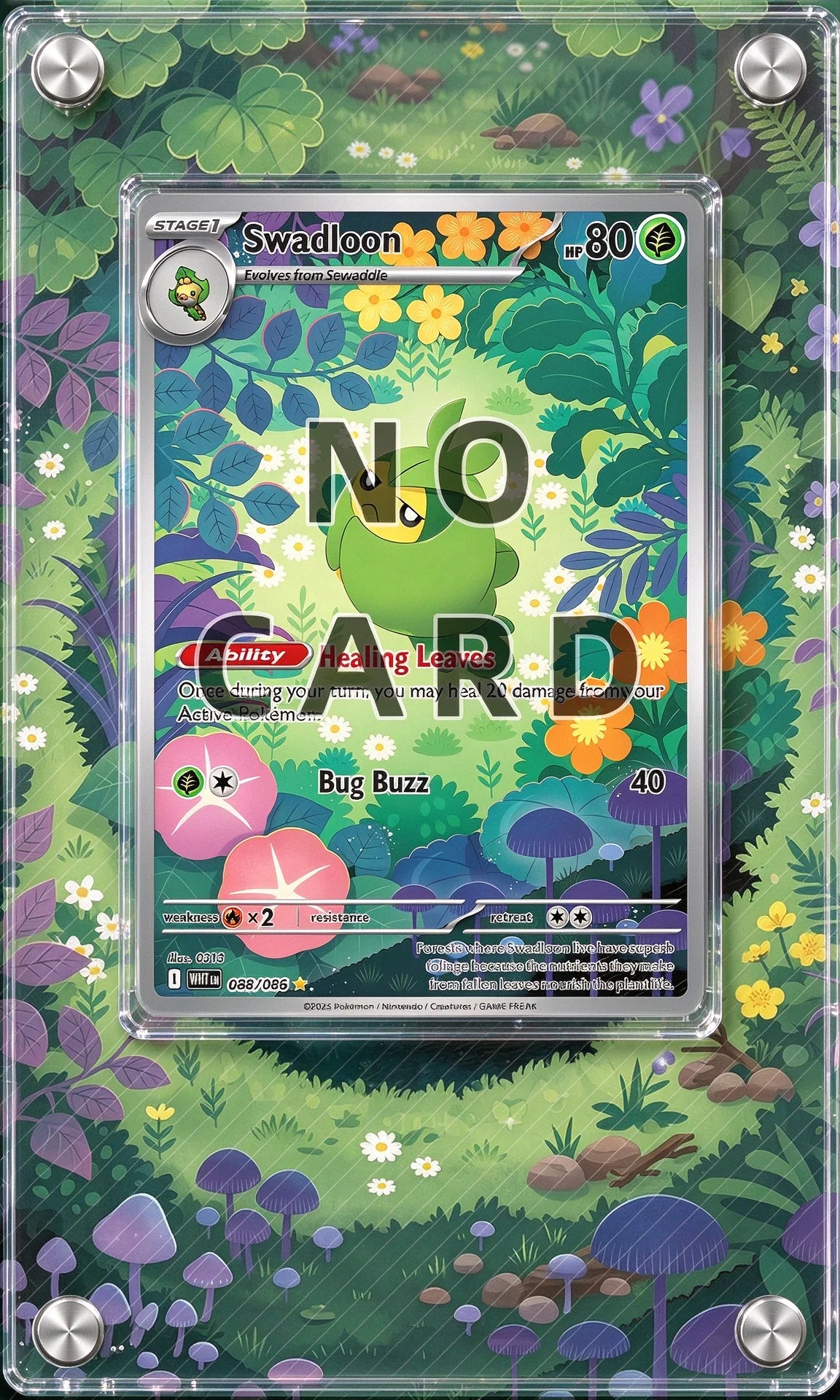 High-definition Acrylic Card Brick TCG Collection Protective Storage Rack Anime Display Frame Desk Decoration Cards Not Included