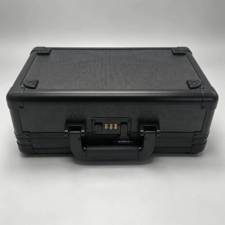 Lockable Card Container Portable Handle Slab Storage Container Aluminum Frame