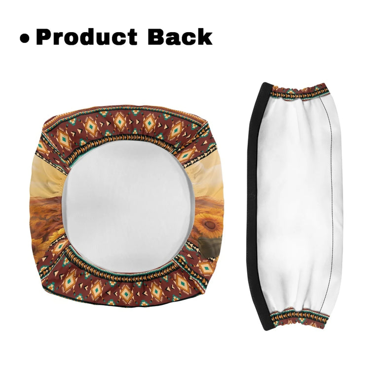 Coloranimal Sunflower 2 Pieces Set Walker Seat Cover Walker Seat Cushion Cover for Women Friends Street Scenes