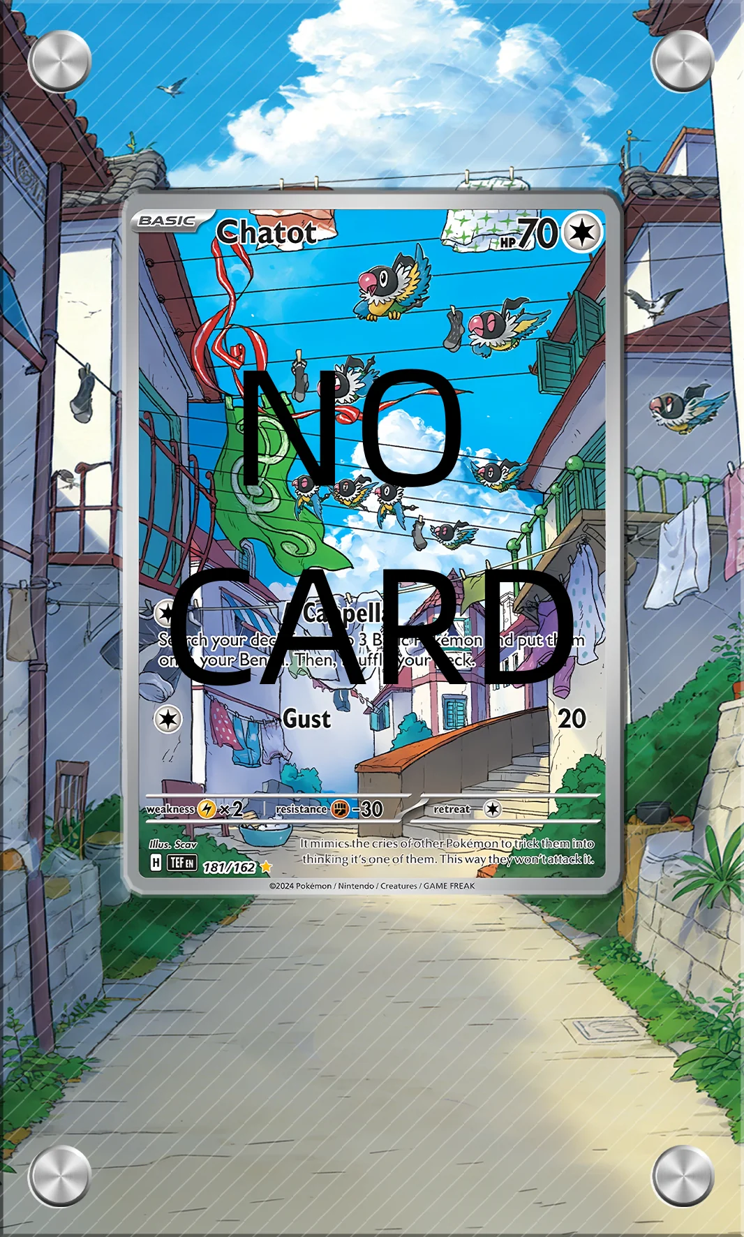 High-definition Transparent PTCG Anime Card Acrylic Screw Frame Collectible Display Protection Box Card Not Included
