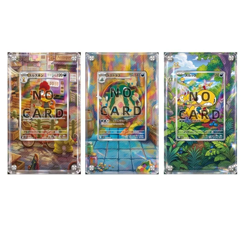 Extended Acrylic Card Block High-transparency Collectible Card Scratch-resistant Desktop Display TCG Card Not Included
