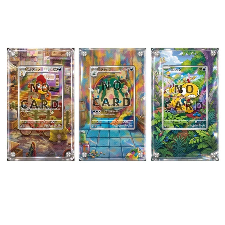 Extended Acrylic Card Block High-transparency Collectible Card Scratch-resistant Desktop Display TCG Card Not Included
