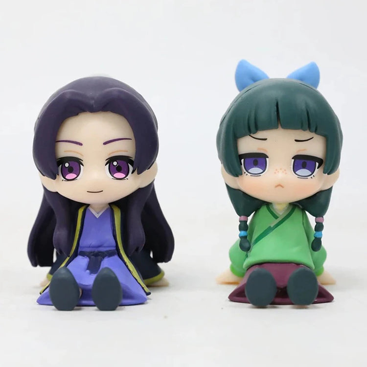 Q Version The Apothecary Diaries Maomao Jinshi Mini Figure Anime Periphery Kawaii Sitting Toys Desktop Car Ornaments Model Gifts