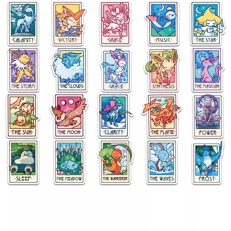 45/90PCS Pokémon Kawaii  DIY Stickers Luggage Graffiti Toy Decals Decoration Sticker Gift Closure Sticker Kid Sticker Toys Gifts