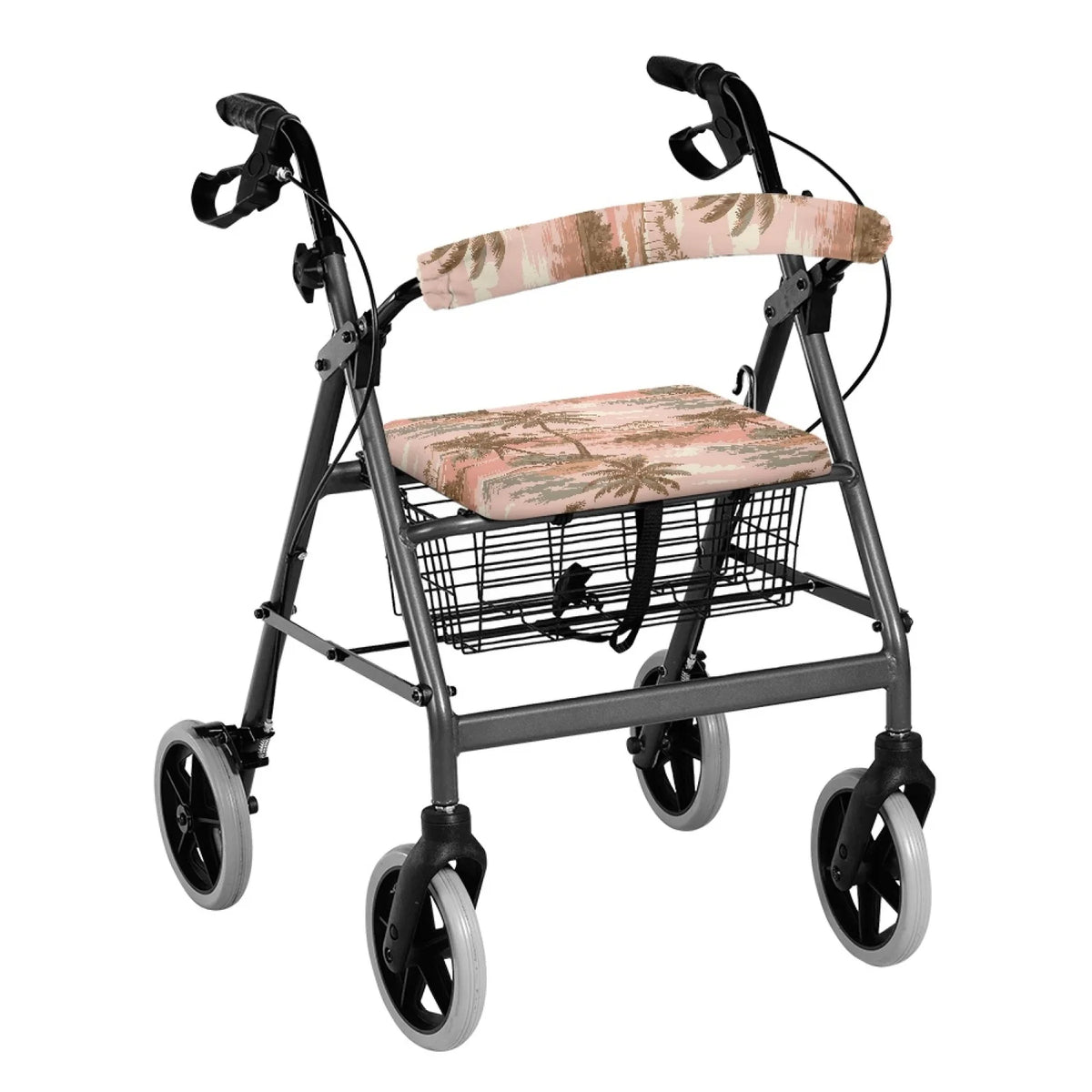 Coloranimal Palm Tree Set of 2 Walker Seat Cover for Seniors Adult Walker Seat Cushion Cover New Design