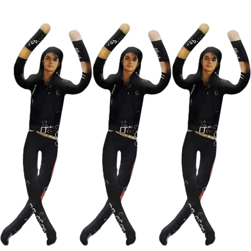 Michael Jackson Movable Joint Plush Stuffed Doll Anime Cosplay Prop Action Figure Home Room Decoration Collectible Gift for Fans