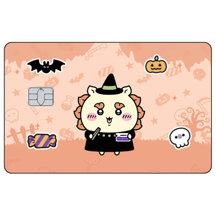 Kawaii Chiikawas Credit Card Skin Sticker Cute Cartoon Stickers for VISA JCB Mastercard and Other IC Bank Card Decorations