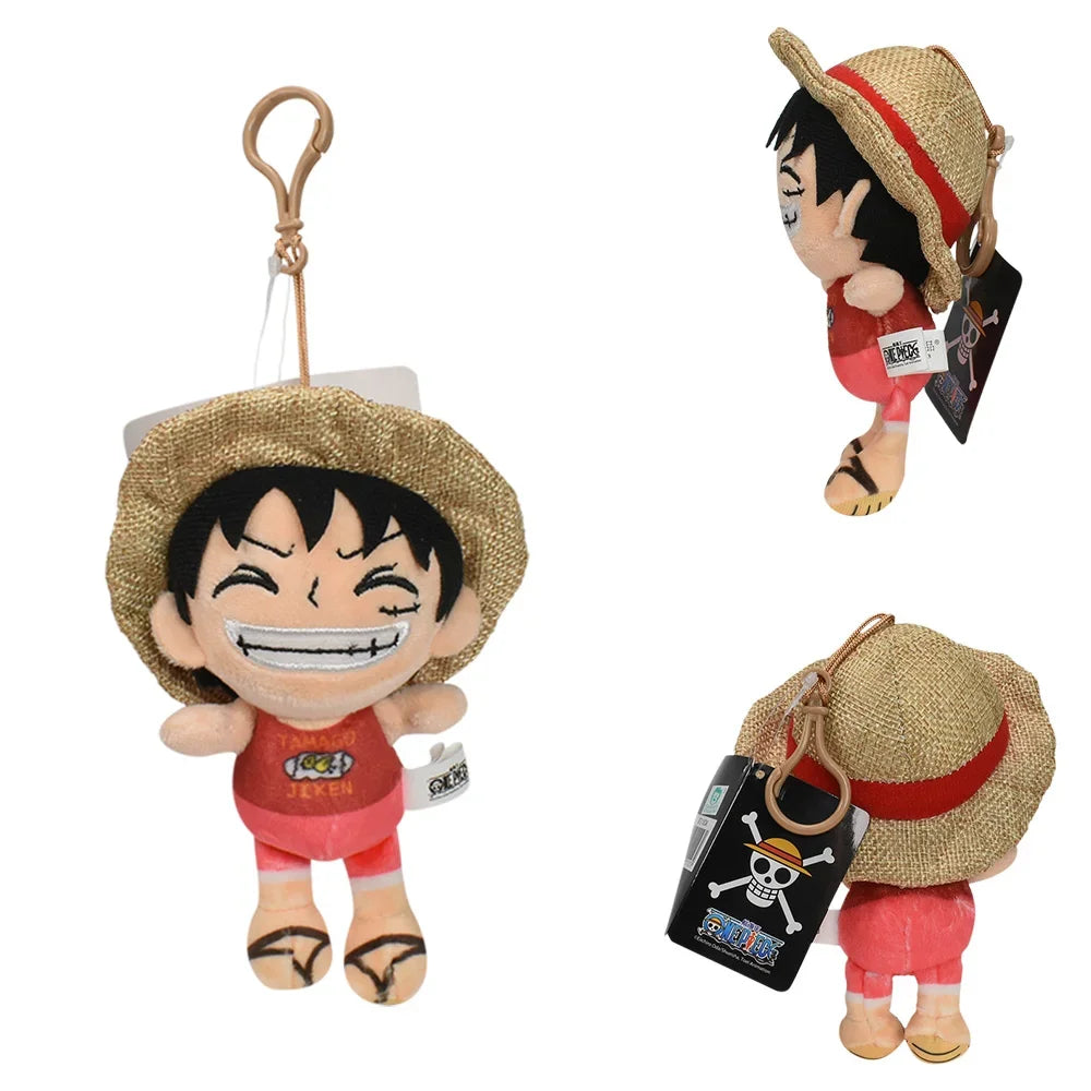 One Piece Original Plush Keychain Doll 12cm Laboon Luffy Tony Chopper Laboon Sabo Soft Stuffed Toy Backpack Ornaments Toy