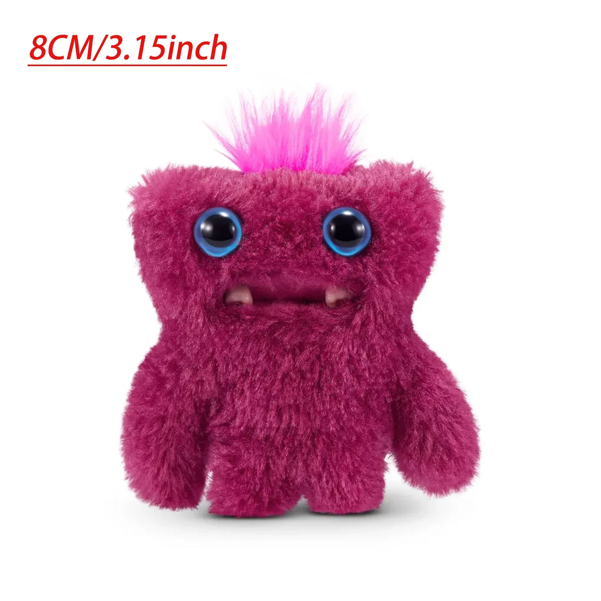 Fuggler Ugly Teeth Monsters Plush Toys Fuggler Baby Cartoon Wide Eyed Weirdo Rabbit Peluche Kawaii Multicolor Peluche Doll 8-9CM