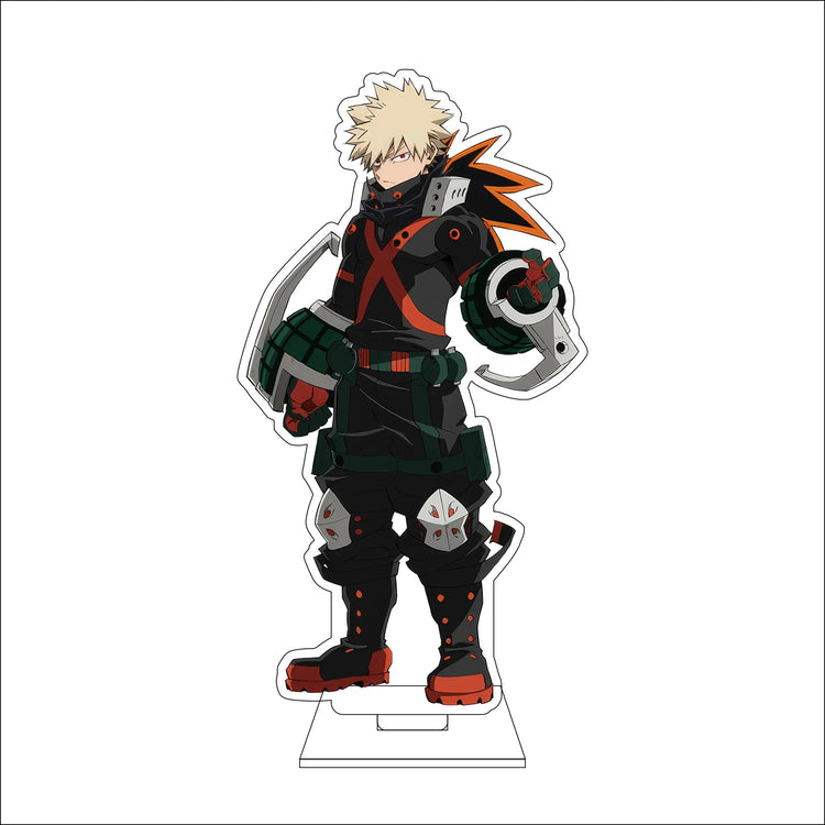 16CM Anime My Hero Academia‌ Cosplay Acrylic Figure Stand OCHACO URARAKA Todoroki Shoto Midoriya Izuku Ornaments Gift