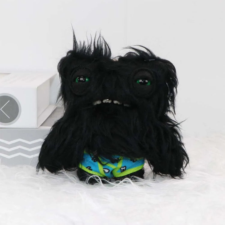Fuggler Ugly Cute Monster Plush, 4inch Collectible Stuffed Toy, Funny Hairy Alien Doll for Fans Gift