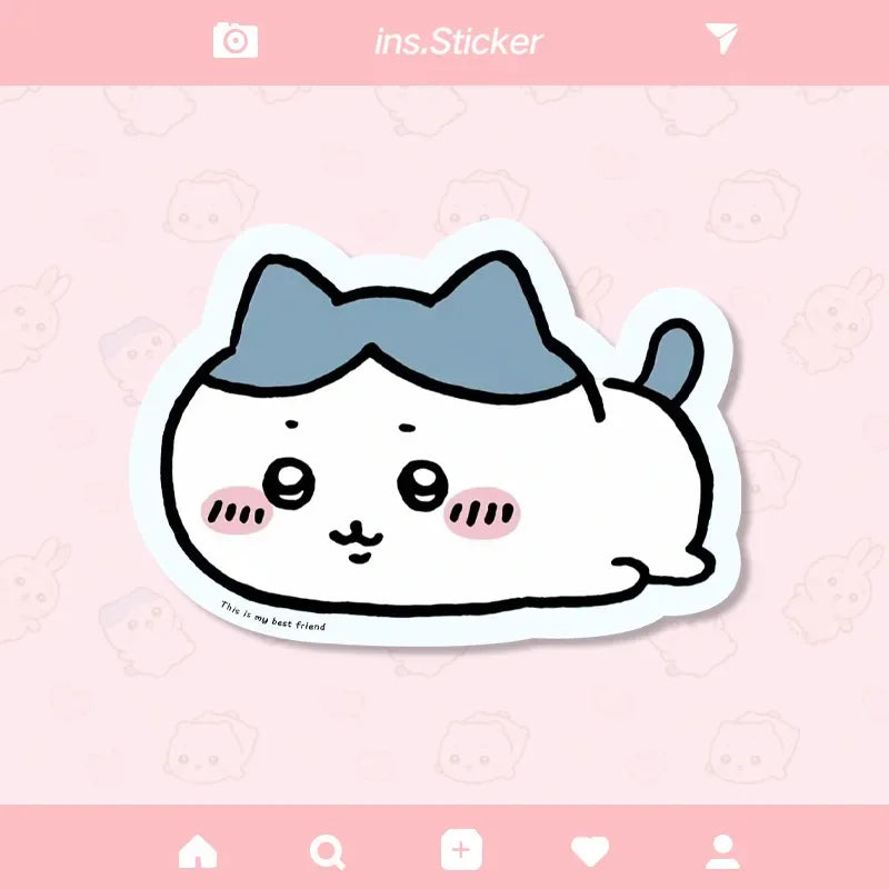 Cute Cartoon jiyi Usagi Hachiware Special-Shaped Leather Mouse Pad Game Rubber Pad Desk Mat Office Supplies Children Gift