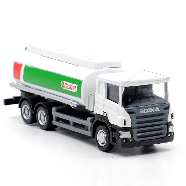 MAN SCANIA Oil Tank Truck TOTAL Shell BP FUEL Castrol RMZ City 1:64 Alloy Car Model Diecast & Toy Vehicles Birthday Gifts
