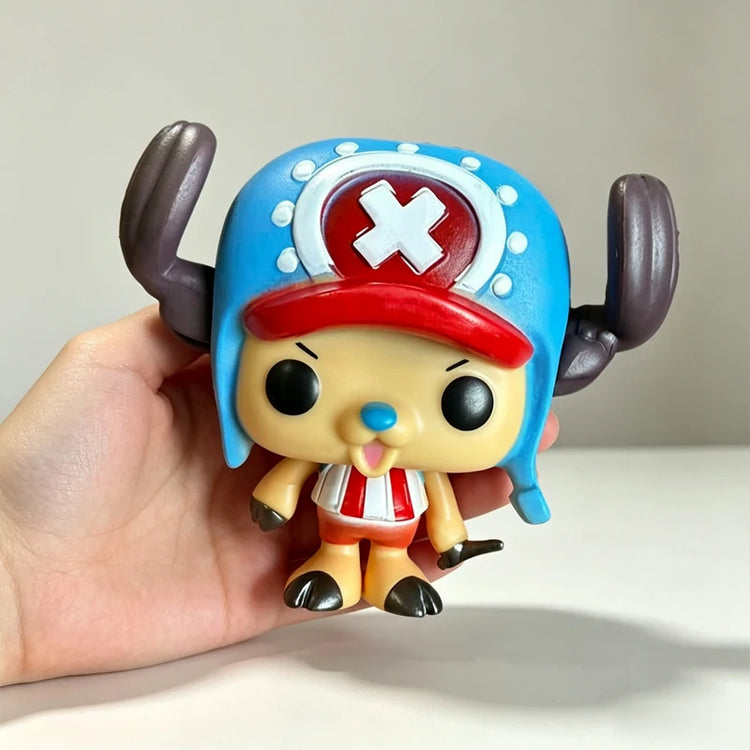 One‑Piece Anime Vinyl Figure Doll Cute Pirate Character Collectible Figurine Desktop Ornament Gift For Manga Fans Youth Decor