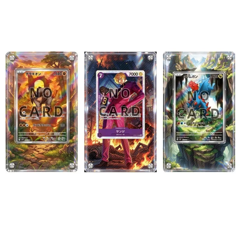 Extended Acrylic Card Block High-transparency Collectible Card Scratch-resistant Desktop Display TCG Card Not Included