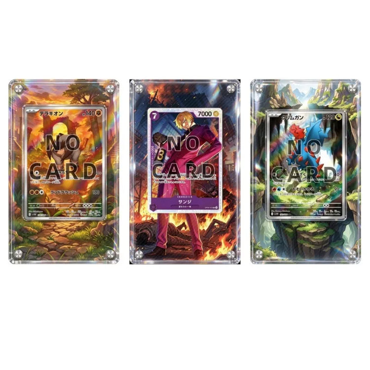 Extended Acrylic Card Block High-transparency Collectible Card Scratch-resistant Desktop Display TCG Card Not Included