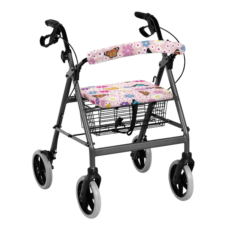 Coloranimal Sunflower 2 Pieces Set Walker Seat Cover Walker Seat Cushion Cover for Women Friends Street Scenes