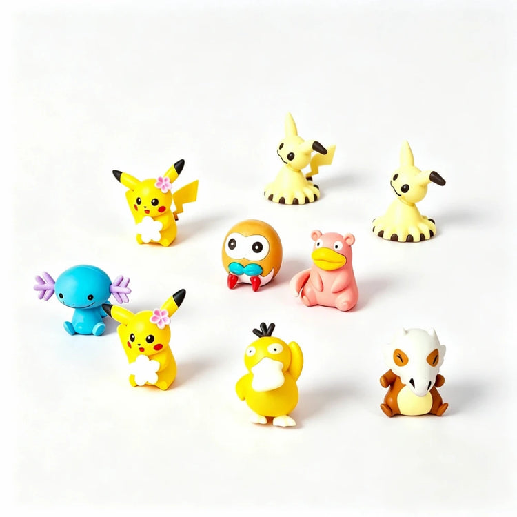 16Pcs Cute Cartoon Anime Eraser Blind Bag, Random Mini Pocket Desktop Decoration, Collectible Campus Supply Gift