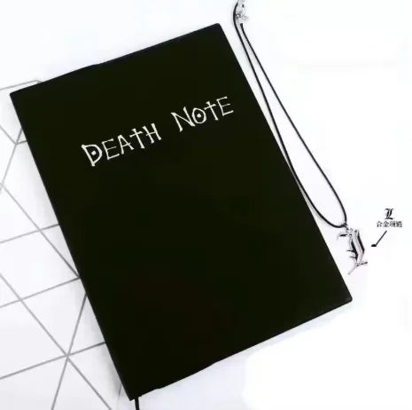 Death Note Anime Notebook, Light Yagami Character Prop Book, Collector's Item for Fans, Manga Replica Diary