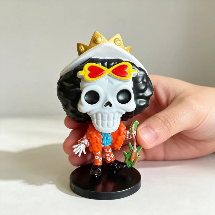 One‑Piece Anime Vinyl Figure Doll Cute Pirate Character Collectible Figurine Desktop Ornament Gift For Manga Fans Youth Decor
