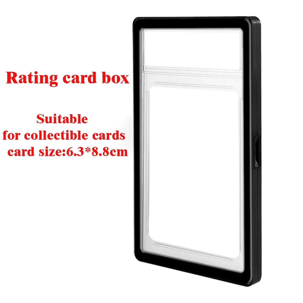 Custom PTCG Extended Edition Art Acrylic Card Box - Game Collectible Card Storage Box Fits 6.3X8.8cm Cards Christmas Gift