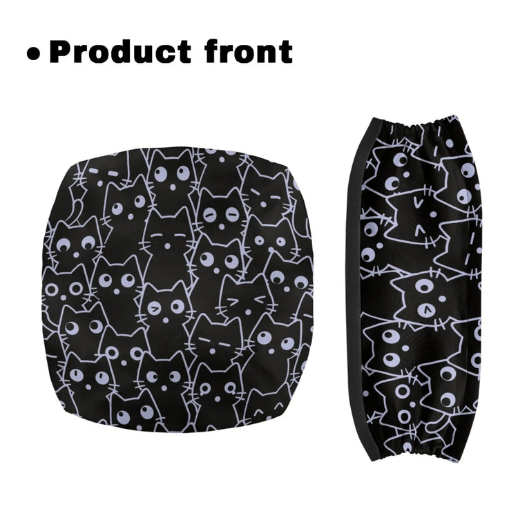 Coloranimal Cat Music Pattern 2 Pieces Set Walker Seat Cushion for Seniors Rollator Seat Back Cover 2026 Collection