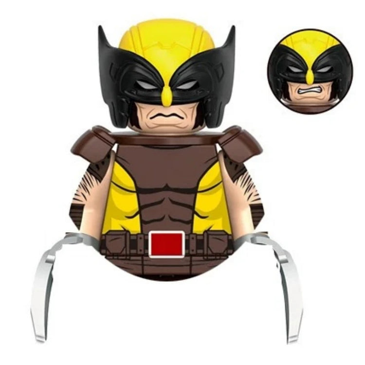 Blind Box Mini Building Blocks KDL851 Figures Big Goblin Spiderman Iron Man Venom Captain Hawk Deadpool Armor Christmas Gift Toy
